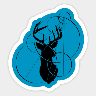 Deer vector Sticker